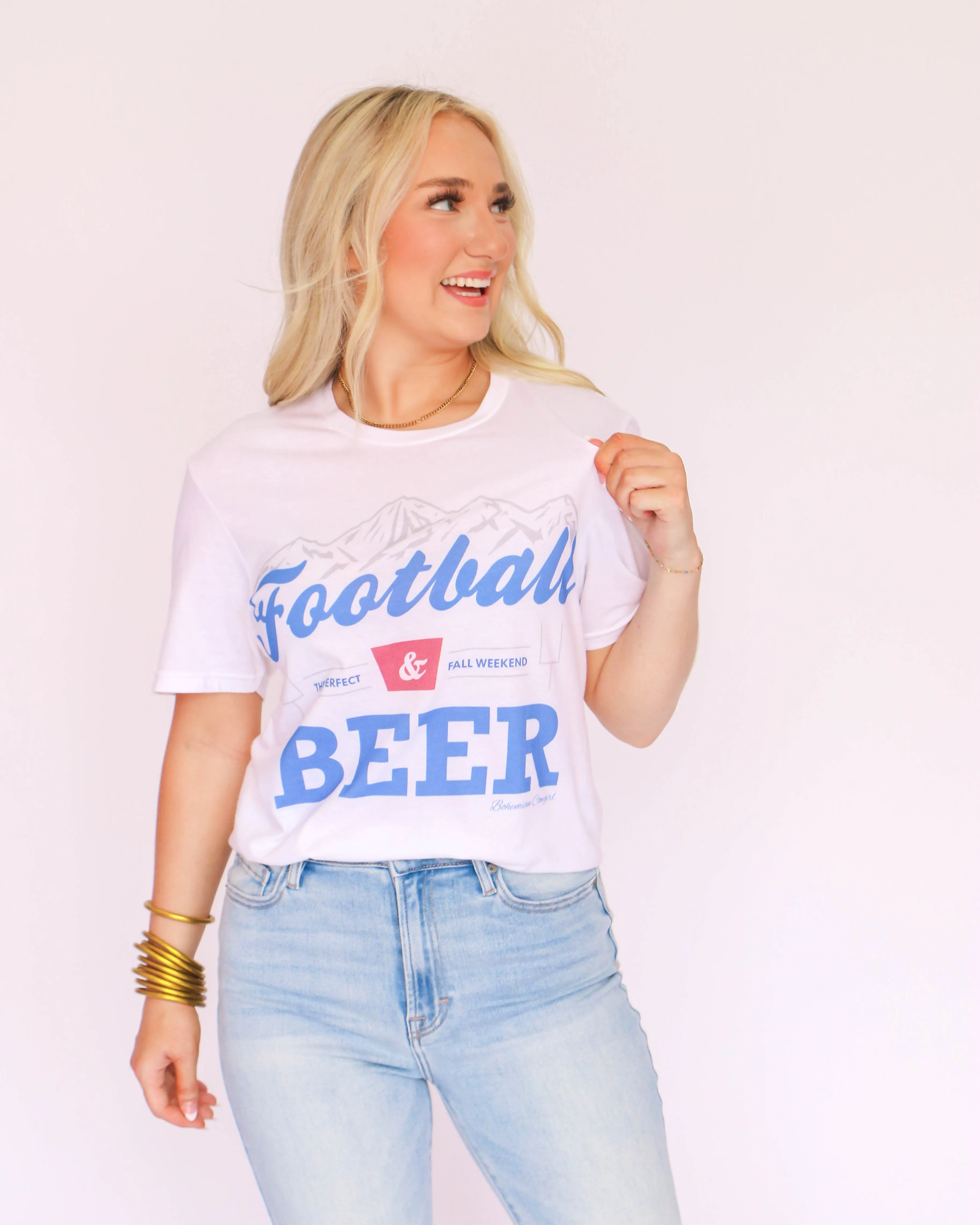 Football and Beer Tee