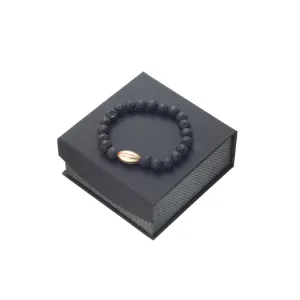 Football Charm Bead Bracelet