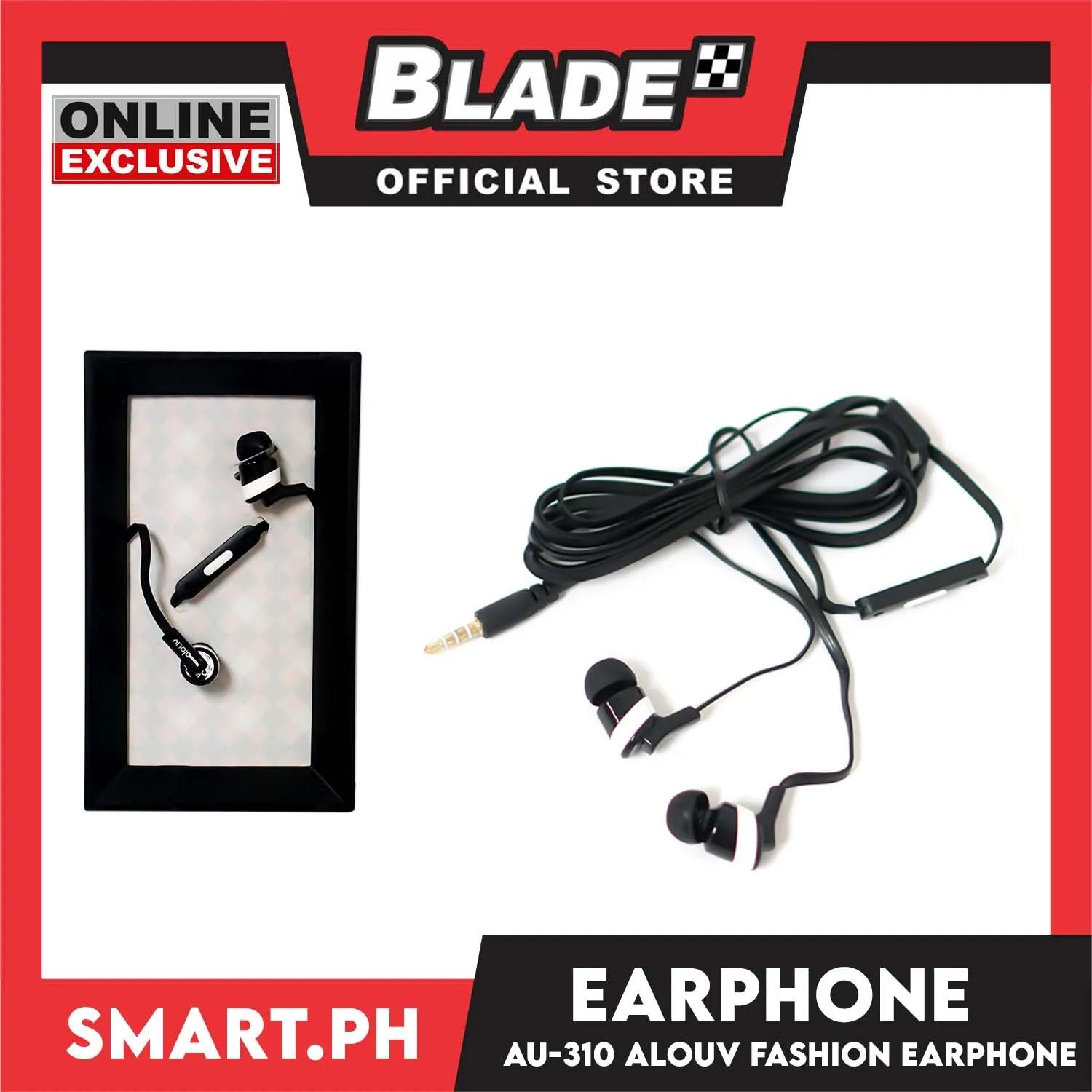 Gifts Earphone Light Concise AU-310 (Assorted Designs and Colors)