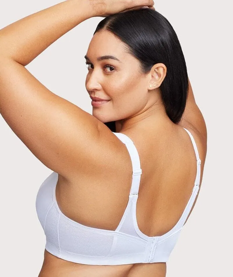 Glamorise Magiclift Seamless Wire-Free Sports Bra - White