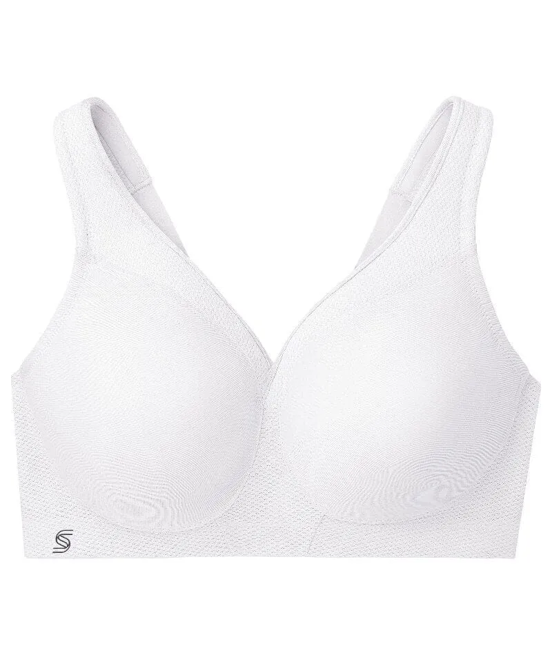 Glamorise Magiclift Seamless Wire-Free Sports Bra - White