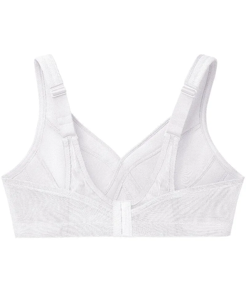 Glamorise Magiclift Seamless Wire-Free Sports Bra - White