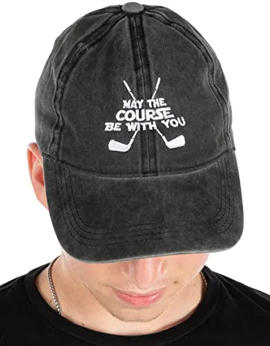 Golf Themed Dad Hat by Funky Junque