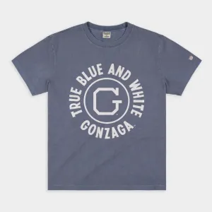 Gonzaga Vintage Basketball Half Court Heavyweight Tee