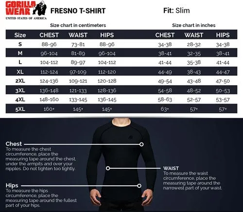 Gorilla Wear - Fresno T-shirt