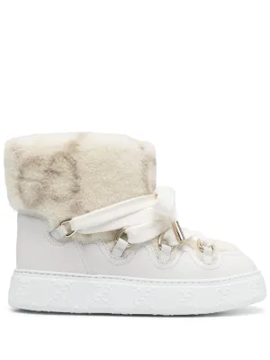 Gucci faux-shearling ankle boots