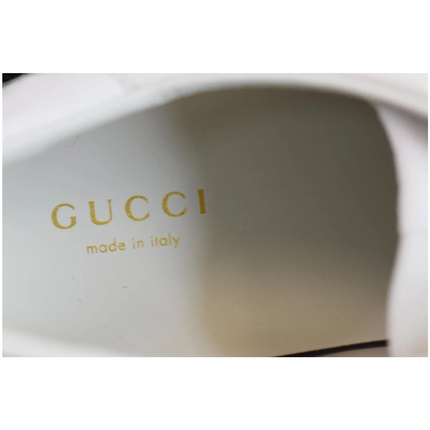 GUCCI Suede Stripe Rainbow G74 Leather Sneakers White 552969 US 5