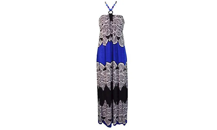 Halter Ring Maxi Dress