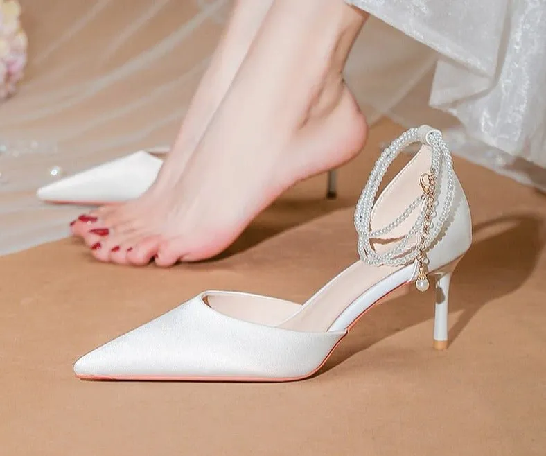 High Sense Wedding Dress Bride Shoes