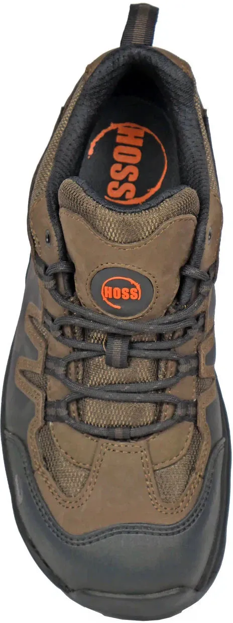Hoss Men's Eric Lo Oblique Toe Slip Resist Work Shoe - Brown 50238