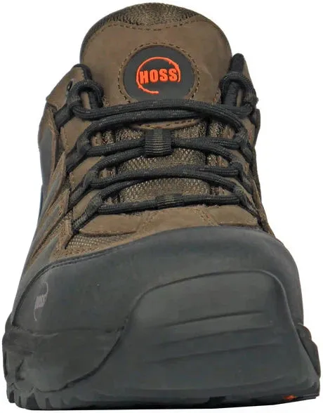 Hoss Men's Eric Lo Oblique Toe Slip Resist Work Shoe - Brown 50238