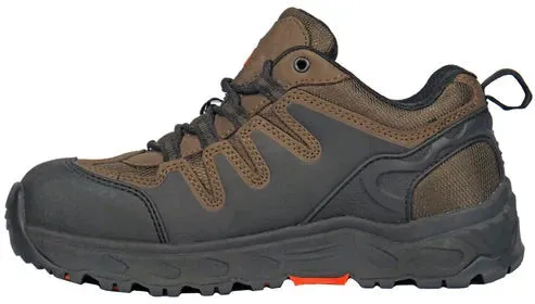 Hoss Men's Eric Lo Oblique Toe Slip Resist Work Shoe - Brown 50238