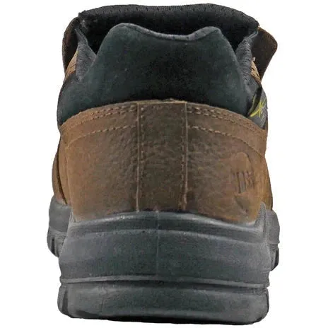 Hoss Men's Worker Composite Toe Met Guard Slip On Work Shoe - Brown 30402