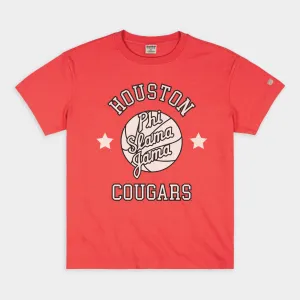 Houston Cougars Phi Slama Jama Vintage Heavyweight Tee