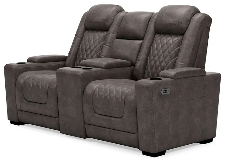 HyllMont PWR REC Loveseat/CON/ADJ HDRST