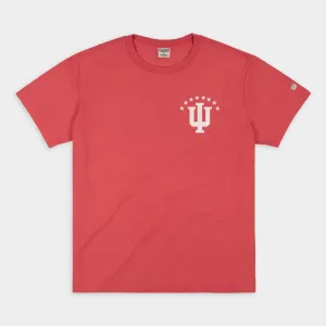 Indiana Hoosiers Men's Soccer 8-Star Vintage Heavyweight Tee