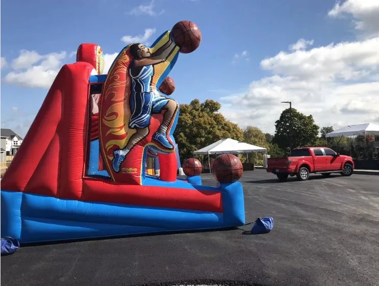 Inflatable Basketball Game Hoop Mania for Parties