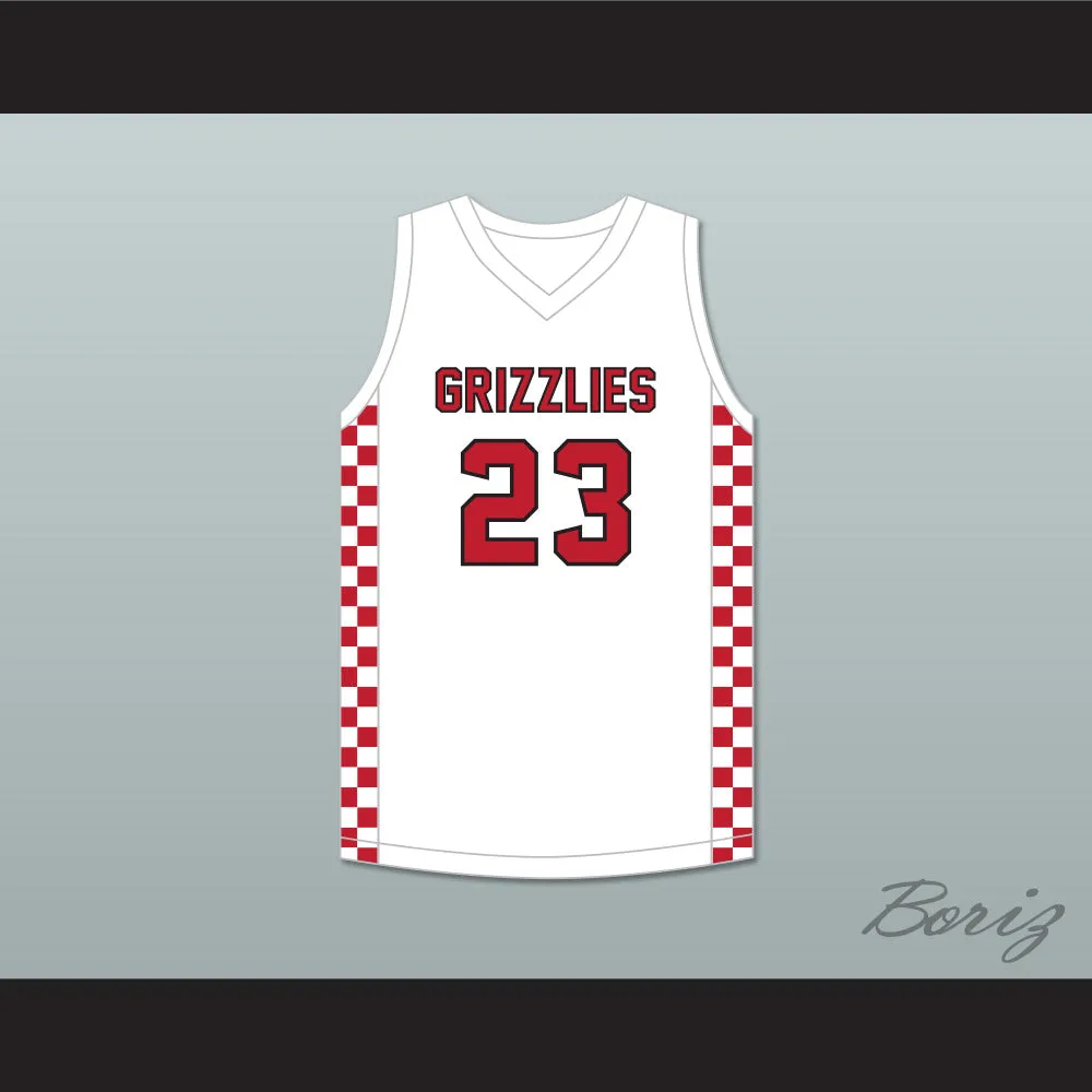 Jaylin Williams 23 Northside High School Grizzlies White Basketball Jersey 2