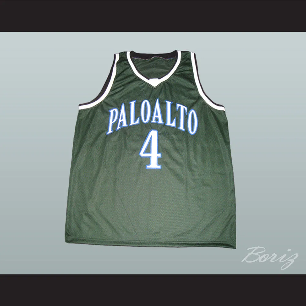 Jeremy Lin 4 Palo Alto Vikings High School Green Basketball Jersey