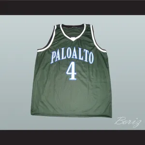 Jeremy Lin 4 Palo Alto Vikings High School Green Basketball Jersey