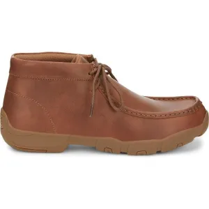 Justin Men's Cappie 4" Moc Toe Work Shoe -Sand Tan- SE241
