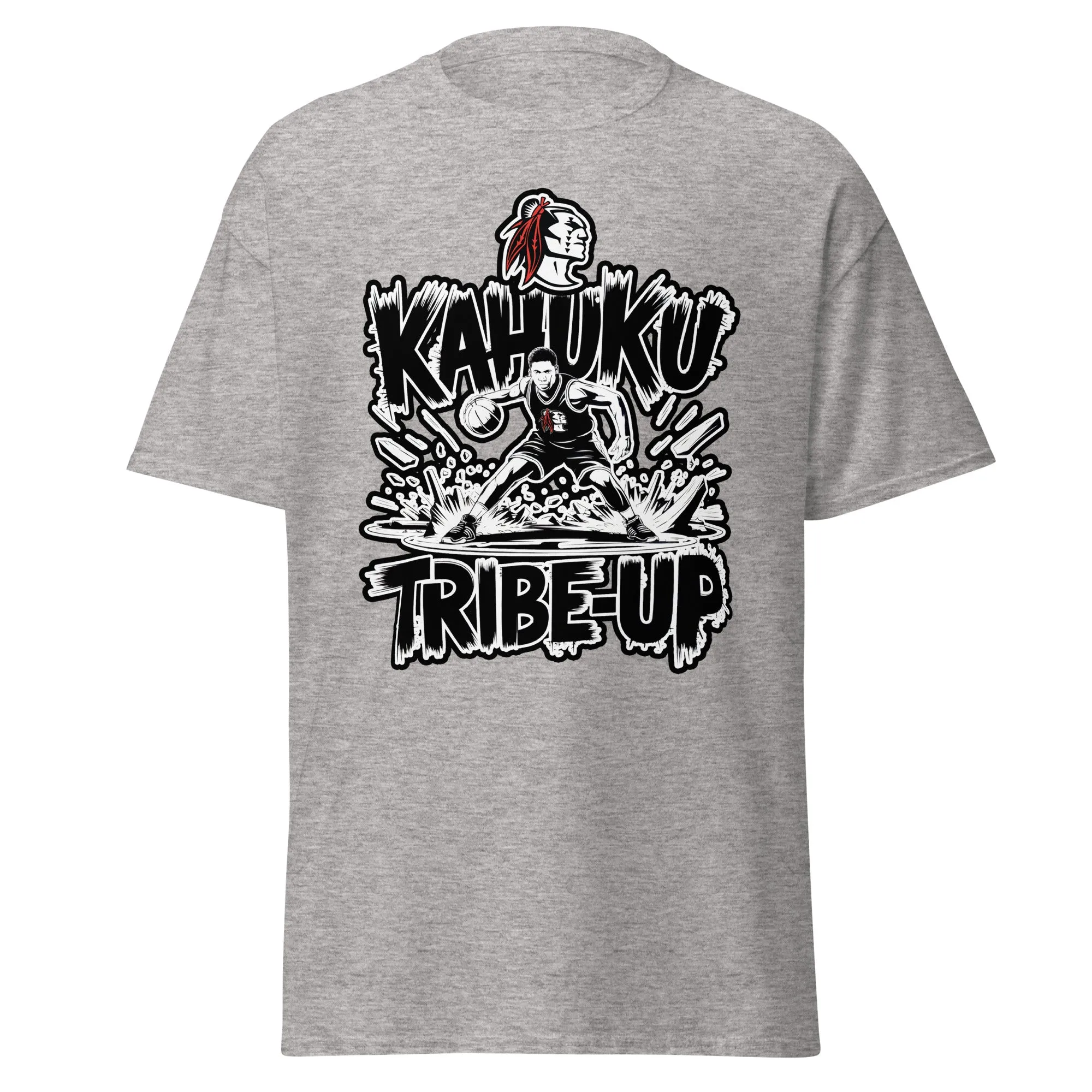 Kahuku Tribe-Up Basketball Tee