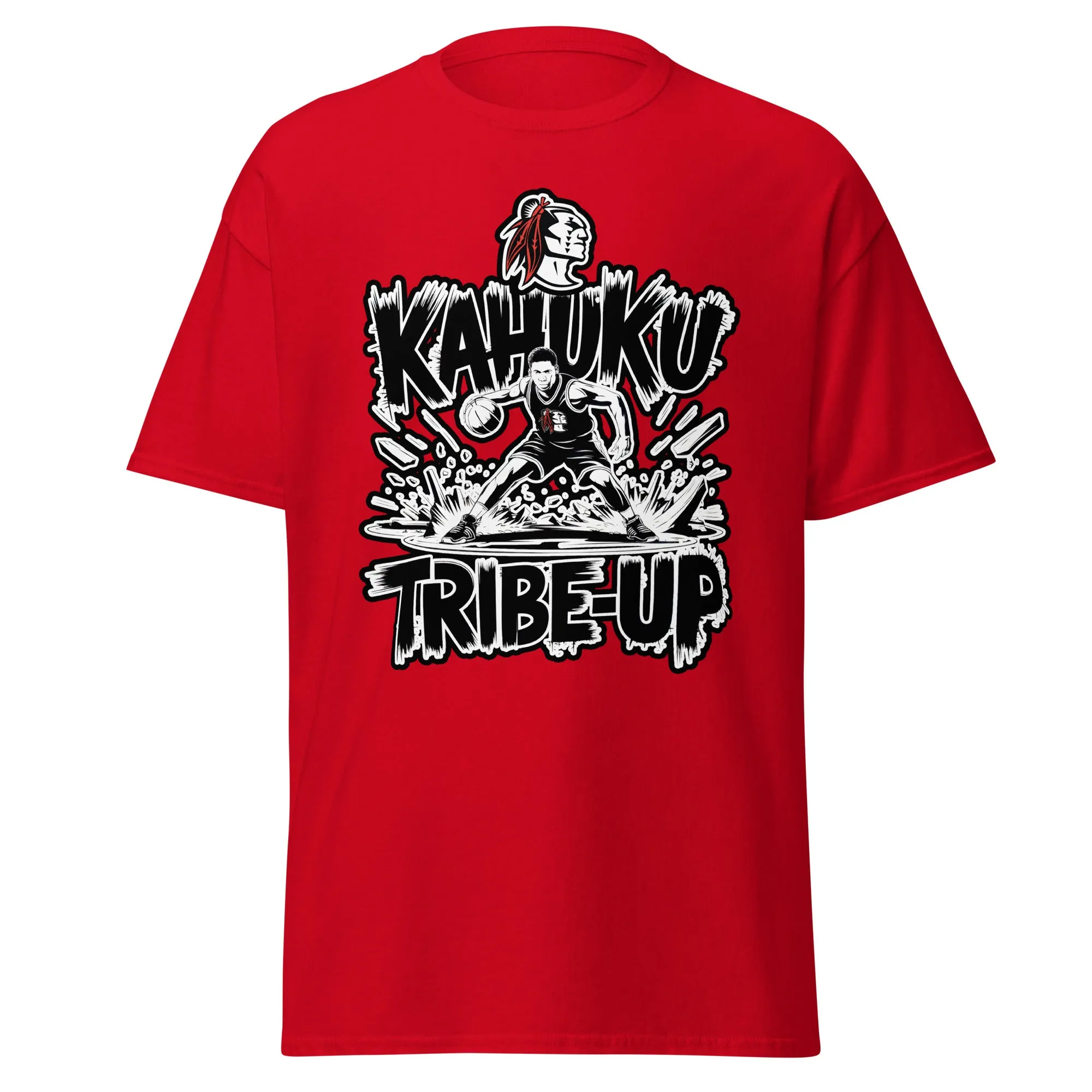 Kahuku Tribe-Up Basketball Tee