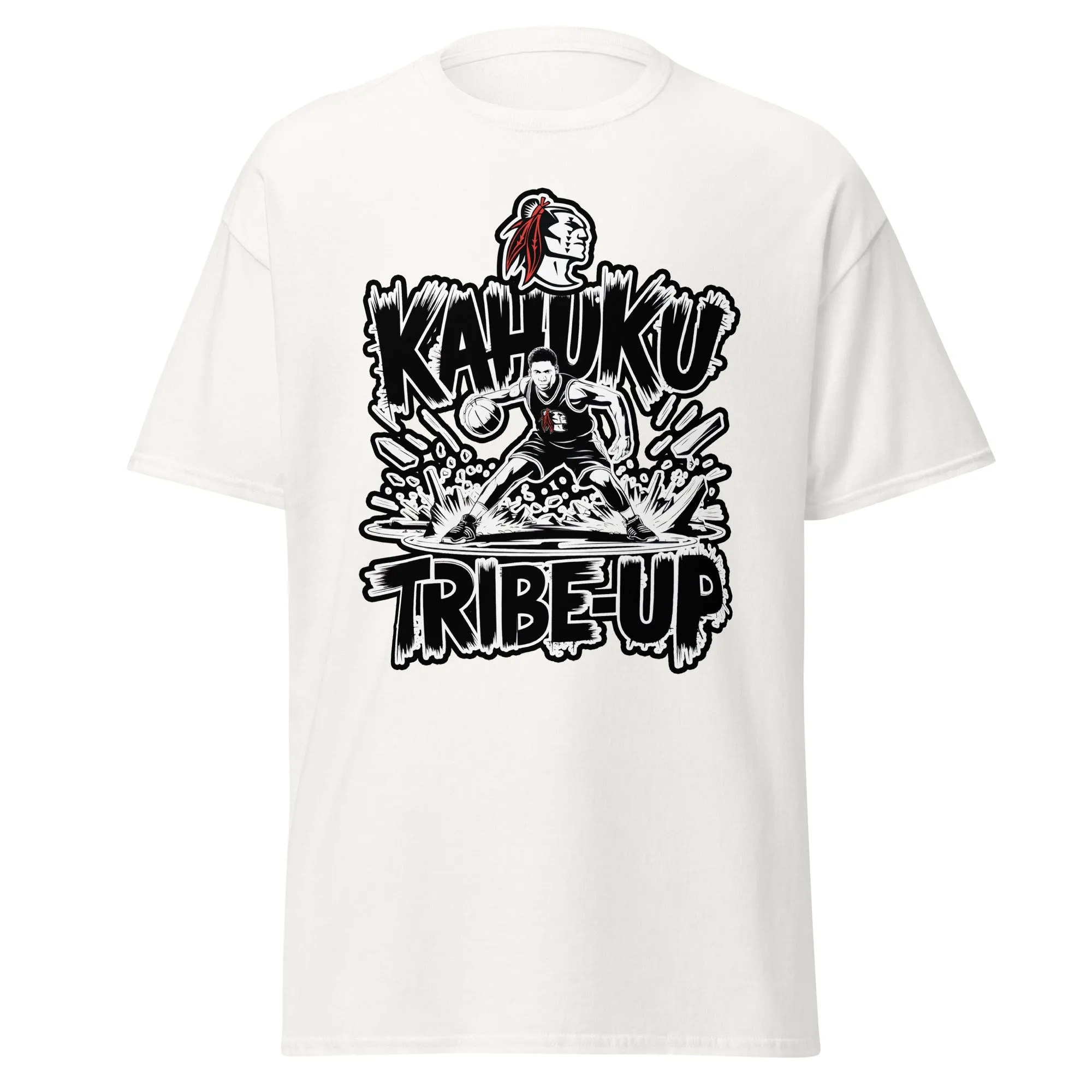 Kahuku Tribe-Up Basketball Tee