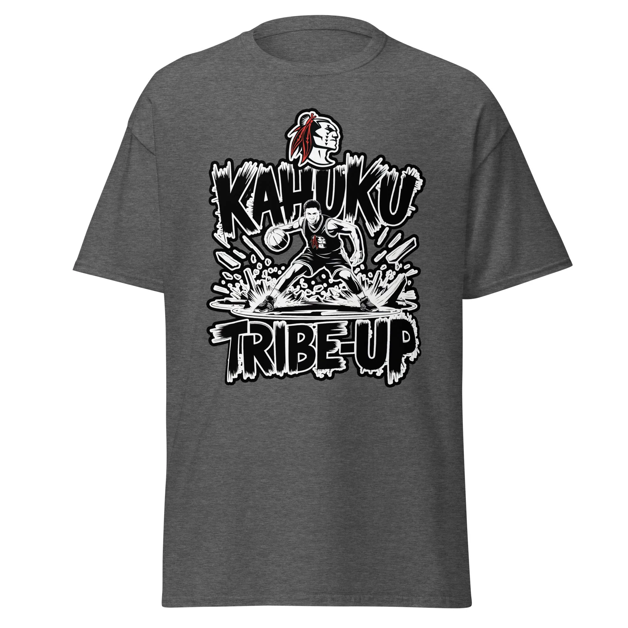 Kahuku Tribe-Up Basketball Tee