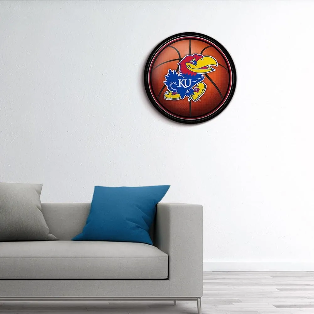 Kansas Jayhawks: Basketball - Modern Disc Wall Sign