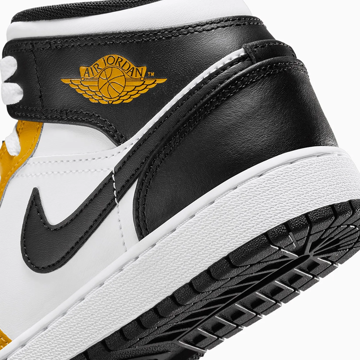 Kid's Air Jordan 1 Mid "Yellow Ochre" Grade School
