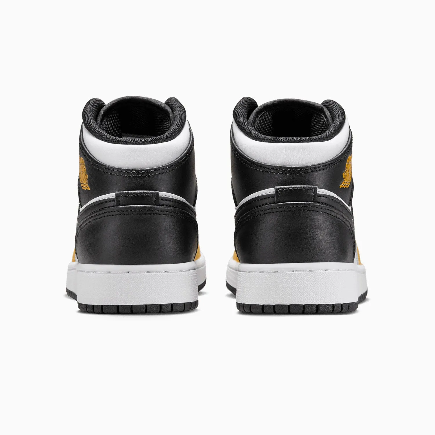 Kid's Air Jordan 1 Mid "Yellow Ochre" Grade School