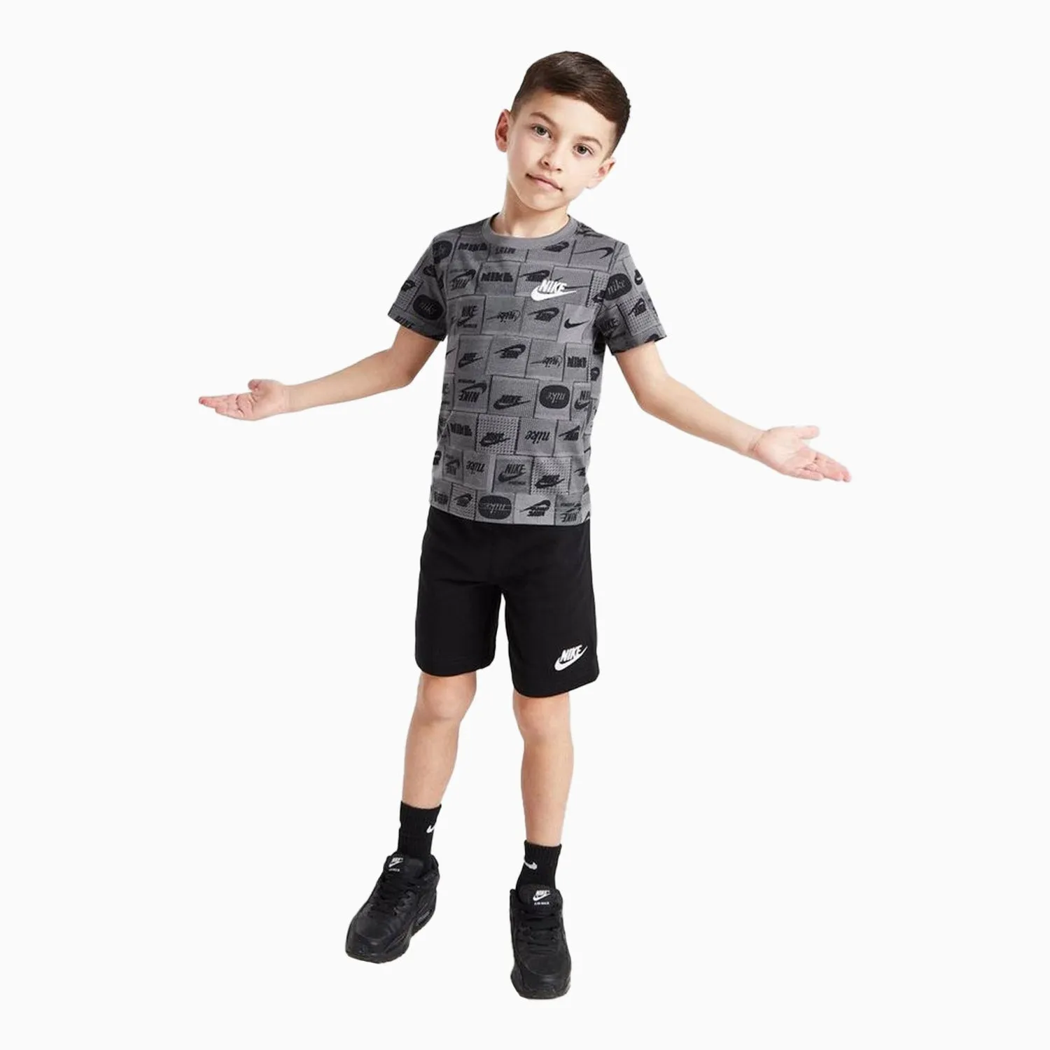 Kid's Sportswear Club AOP 2 Piece Set Outfit