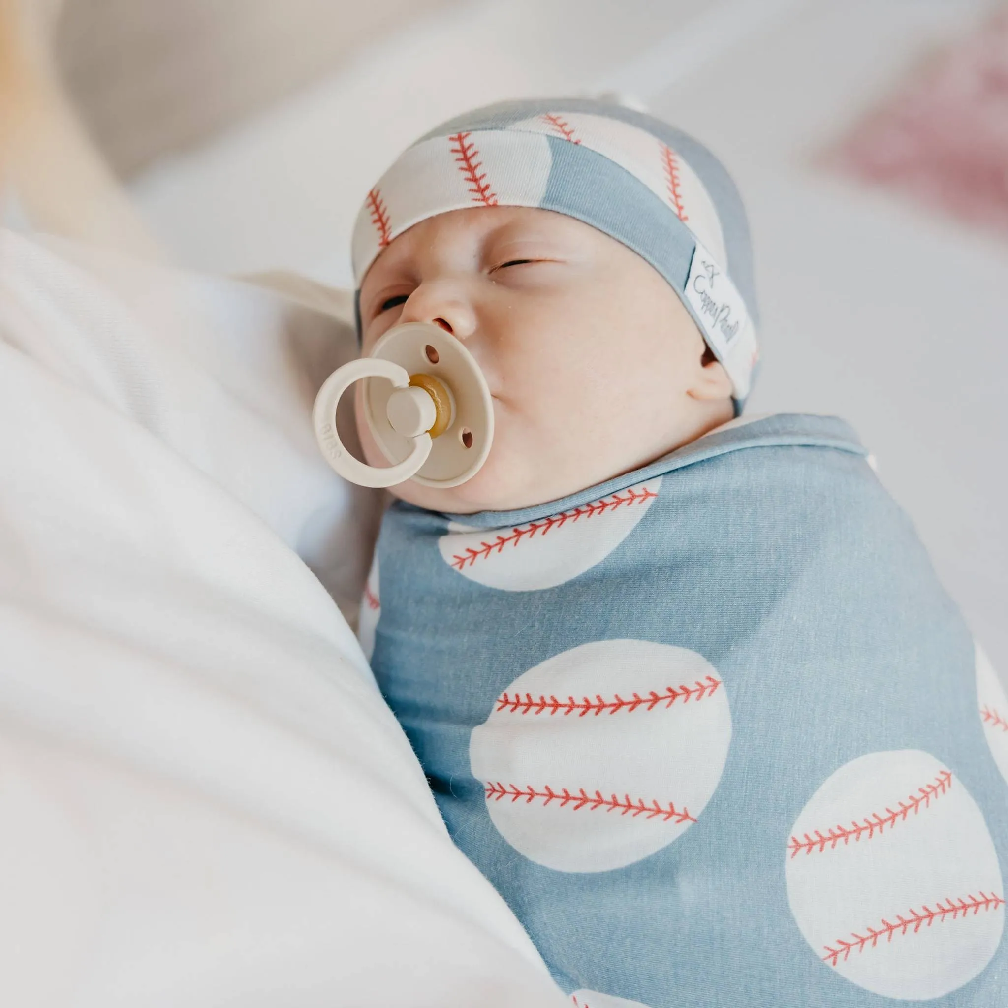 Knit Swaddle Blanket - Slugger