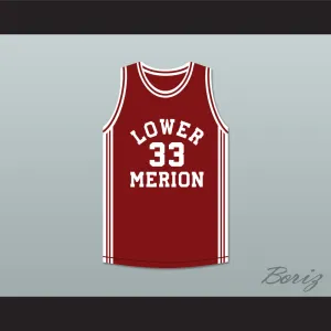 Kobe Bryant 33 Lower Merion High School Aces Maroon Basketball Jersey 2