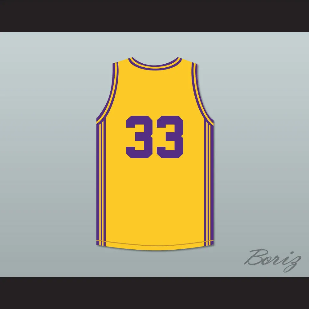 Kobe Bryant 33 Lower Merion High School Aces Yellow Basketball Jersey 1