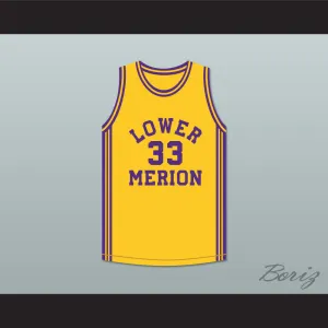Kobe Bryant 33 Lower Merion High School Aces Yellow Basketball Jersey 1