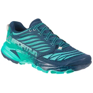 La Sportiva Akasha Womens Trail Running Shoe - Opal/Aqua - Clearance