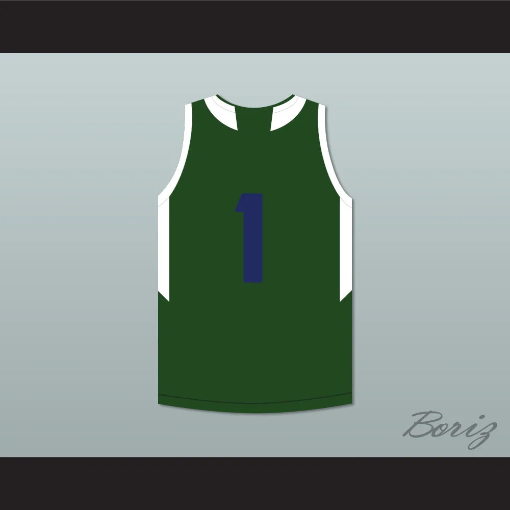 LaMelo Ball 1 Chino Hills High School Huskies Green Basketball Jersey