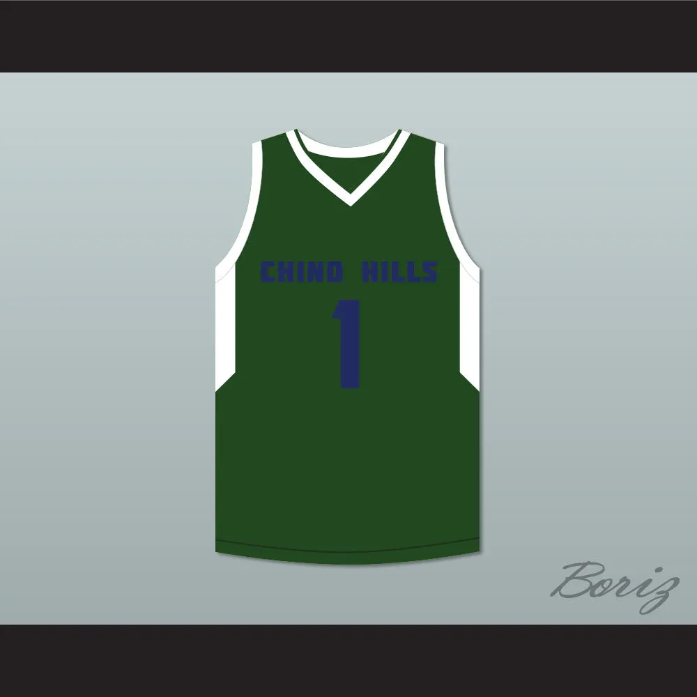 LaMelo Ball 1 Chino Hills High School Huskies Green Basketball Jersey