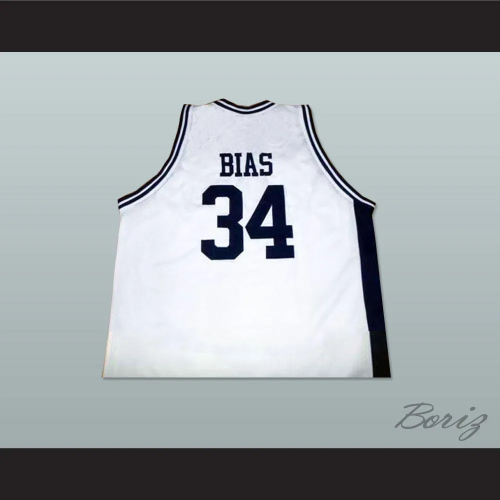 Len Bias 34 Northwestern Wildcats High School White Basketball Jersey