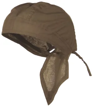 LIGHT BROWN Doo-Rag Skull Cap Solid Du-Bandana Motorcycle Helmet Liner Chemo Head-Scarf