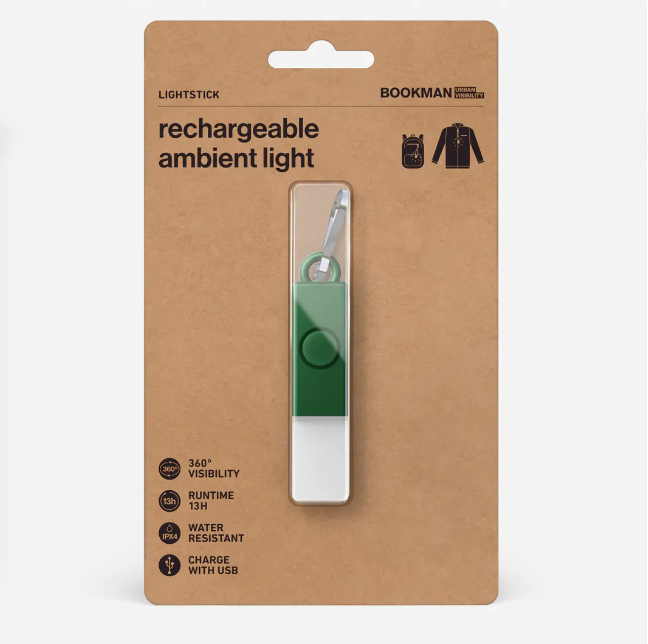 Lightstick rechargeable light - Green