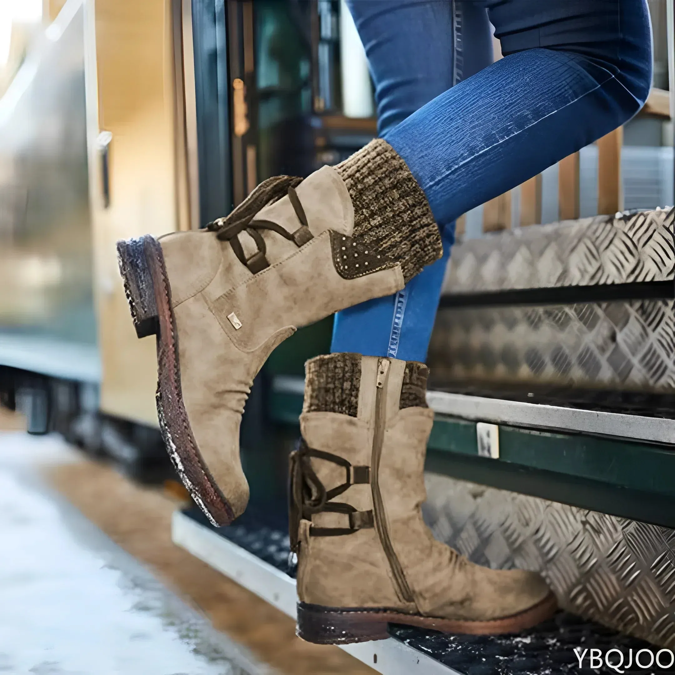 Lindsay - Bottes de neige rétro pour femmes