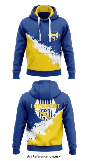 LOCKPORT LIGHTNING SOCCER CLUB  Core Men's Hooded Performance Sweatshirt - qNLmSn