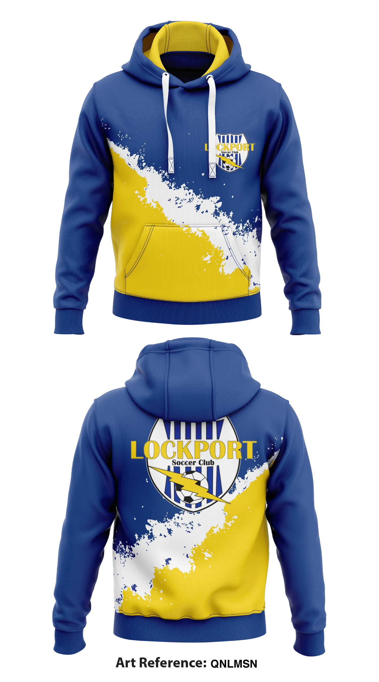 LOCKPORT LIGHTNING SOCCER CLUB  Core Men's Hooded Performance Sweatshirt - qNLmSn