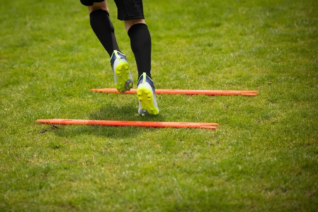 Lot de 2 jalons d'entraînement de football 90cm Modular orange