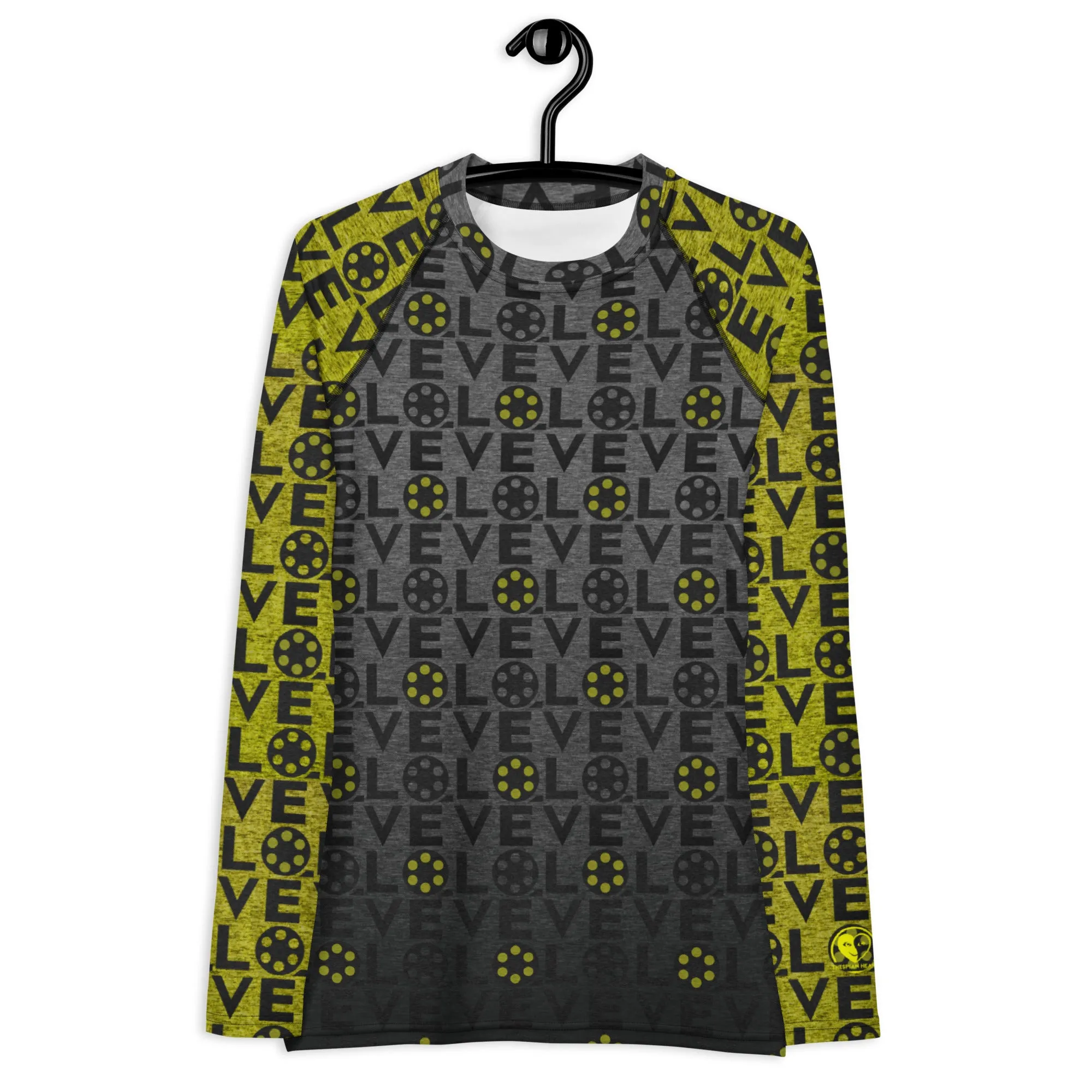 Love Movies Filmmaking- Women's Rash Guard for Yoga Running Workout