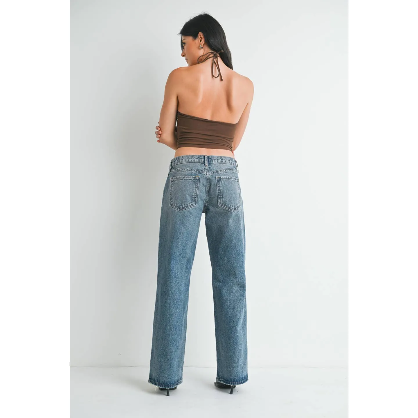 Low Rise Baggy Slouch Jean