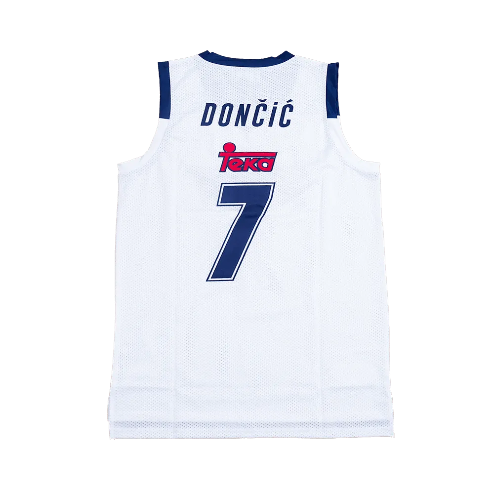 LUKA DONCIC MADRID TEKA BASKETBALL JERSEY (WHITE)